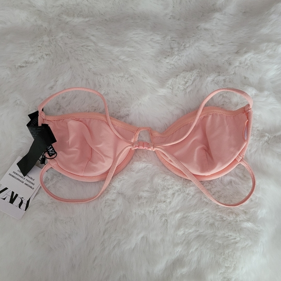 🪸ZARA BRAND NEW BANDEAU BIKINI TOP SIZE XL - Picture 6 of 8